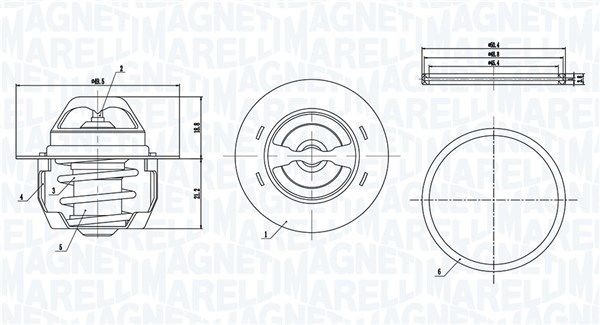 MAGNETI MARELLI Thermostat Article number: 352317005140 cheaply