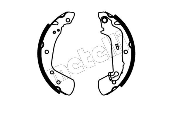 METELLI Brake Shoe Set Article number: 53-0714 cheaply