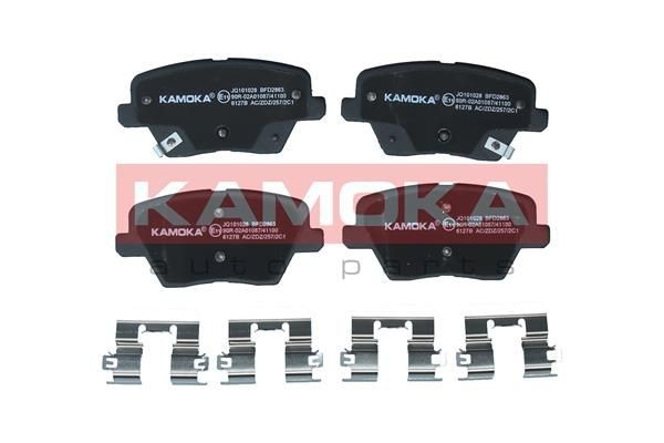 KAMOKA Brake pad set Article number: JQ101028 cheaply