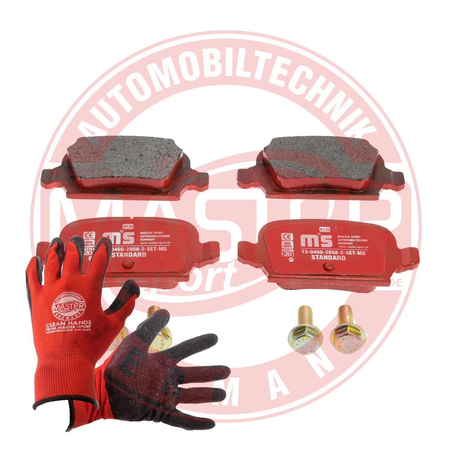 MASTER-SPORT Brake pad set Article number: 13046028582-SET-MSP cheaply