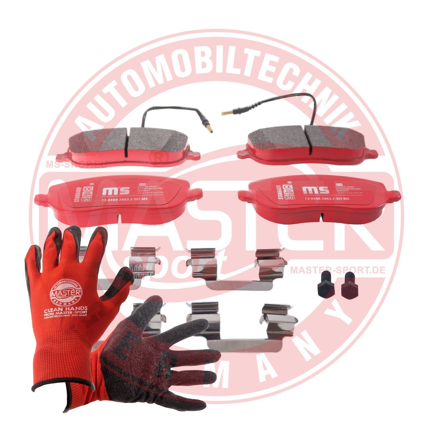 MASTER-SPORT Brake pad set Article number: 13046028632-SET-MSP cheaply
