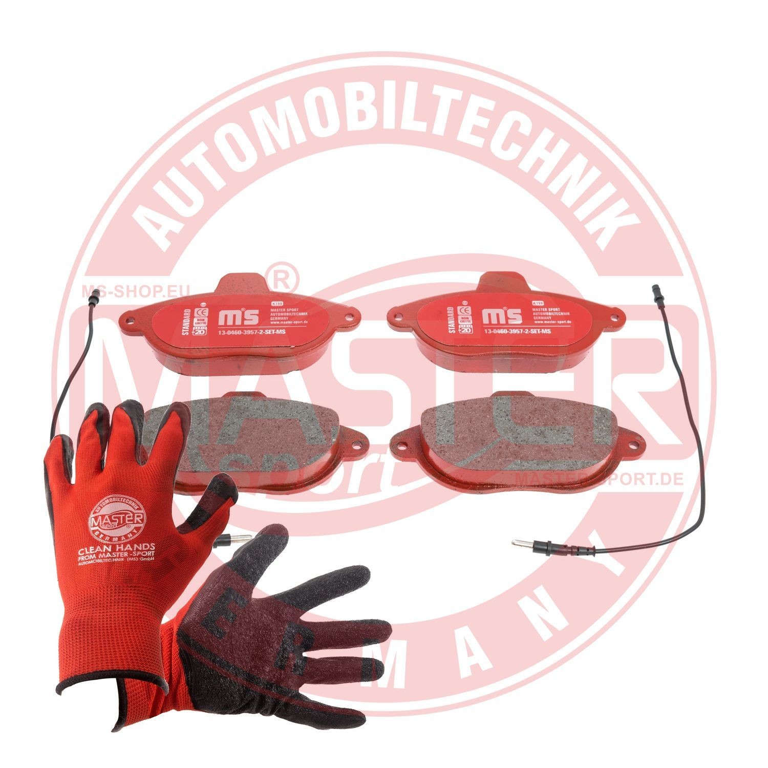 MASTER-SPORT Brake pad set Article number: 13046039572-SET-MSP cheaply