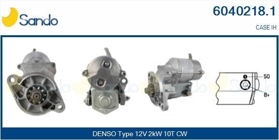 SANDO 3015117.1 Käivitusgeneraator DS 9 1.6 E-TENSE 225 (X2DGZR) 225 HP Bensiin/elekter