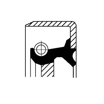CORTECO Shaft Seal, differential Article number: 01019450B cheaply