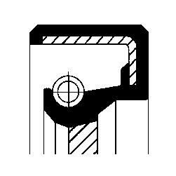 CORTECO Shaft Seal, automatic transmission Article number: 01031877B cheaply