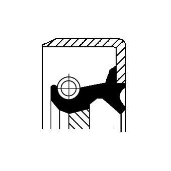CORTECO Shaft Seal, differential Article number: 12011452B cheaply