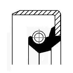 CORTECO Crankshaft seal Article number: 12011544B cheaply