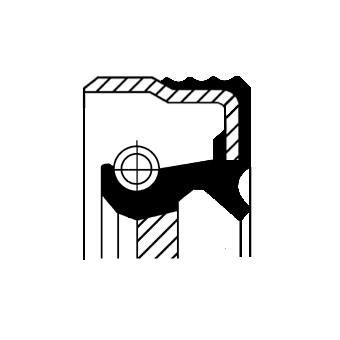 CORTECO Camshaft seal Article number: 12015855B cheaply