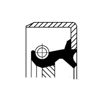 CORTECO Shaft Seal, differential Article number: 19027910B cheaply