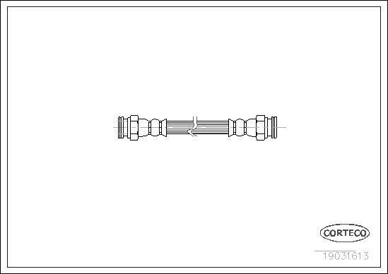 CORTECO Brake hose Article number: 19031613 cheaply
