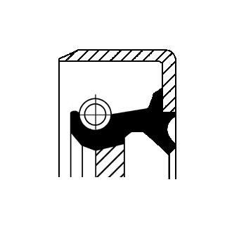 CORTECO Shaft Seal, differential Article number: 19034995B cheaply