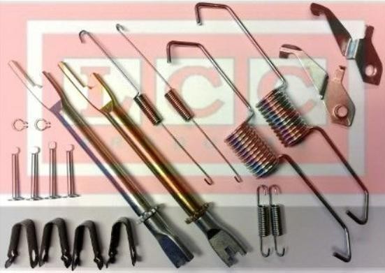 LCC LCC7024 Set accesorii, saboti frana parcare L 200 2.4 CNG (KA5T) 128 CP Benzina/Gaz metan (GNC) 2015