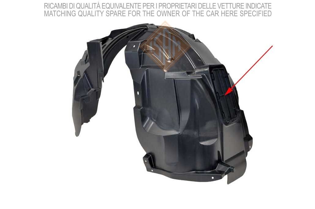 ISAM Wheel arch liner Article number: 0156612 cheaply