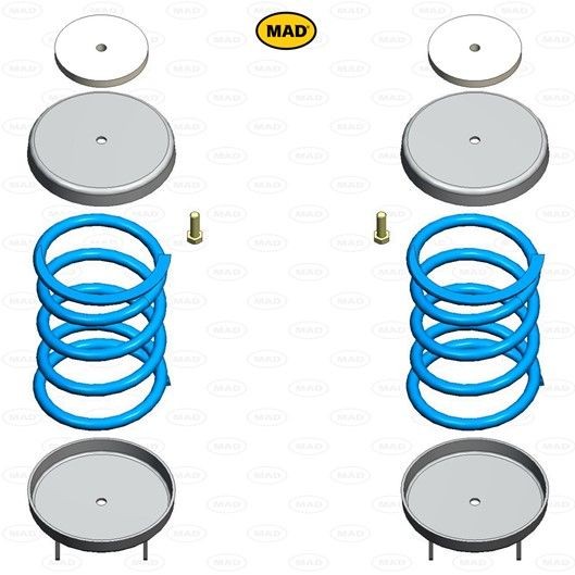 MAD Suspension kit, coil springs Article number: HV-138130 cheaply