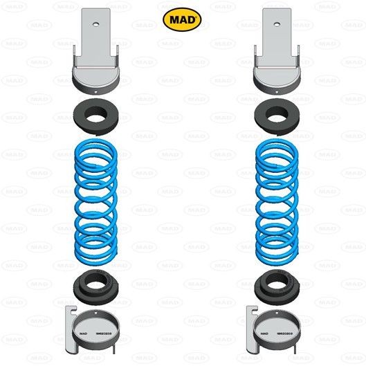 MAD Suspension kit, coil springs Article number: HV-196220 cheaply