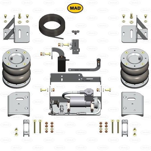 MAD NR-067574-R Luftfjeder TRANSIT 2.2 TDCi RWD 135 HK Diesel