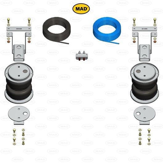 MAD NR-107054-B Luftfjeder L 200 2.5 DI-D 4WD 136 HK Diesel 2016