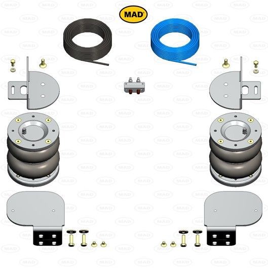 MAD NR-147534-B Õhkpadi MASTER 2.3 dCi 145 RWD (UV0F, UV0E, HV0E, HV0F, HV0T, HV10,... 146 HP Diisel
