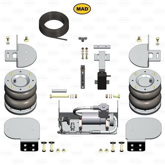 MAD NR-147534-R Õhkpadi MASTER 2.3 dCi 125 RWD (FV0C, FV0D, FV0H, FV0J, FV0A, FV0K) 125 HP Diisel