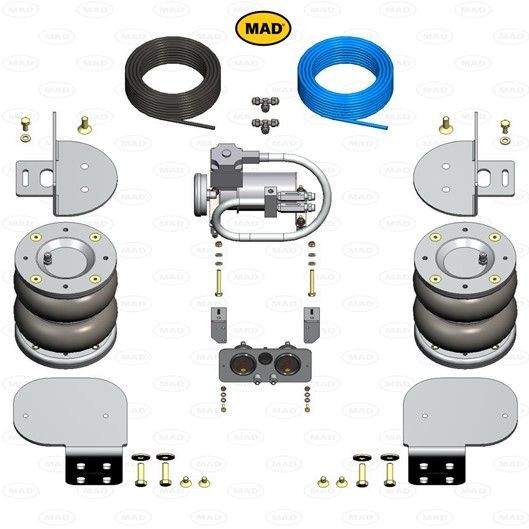 MAD NR-147594-CS Õhkpadi MASTER 2.3 dCi 145 RWD (UV0F, UV0E, HV0E, HV0F, HV0T, HV10,... 146 HP Diisel