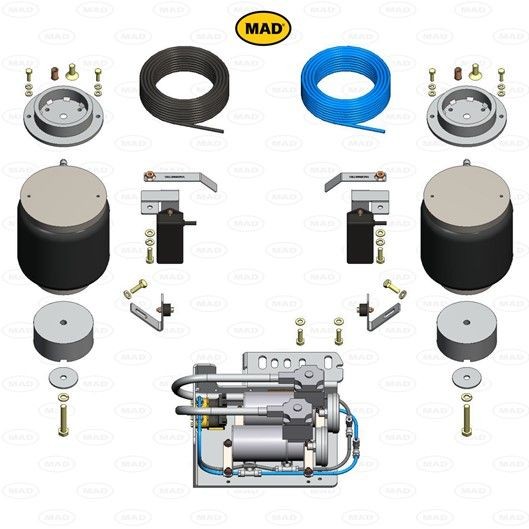 MAD NR-367804-R Õhkpadi COMBO 1.5 D 102 HP Diisel