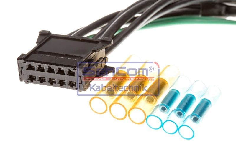 SenCom 5030110 Cable Repair Set, interior heating fan, (eng. preheat sys.) SCÉNIC 1.6 Hi-Flex (JA15, JA2B, JA2C) 116 PS Petrol/Ethanol 2010