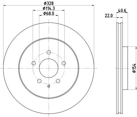 HELLA Jarrulevy tuotenumero: 8DD 355 135-281 edullisesti