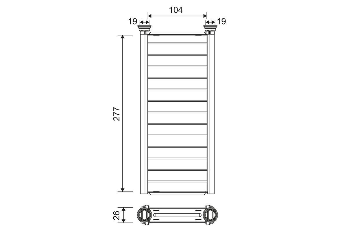 VALEO Heater matrix Article number: 811585 cheaply