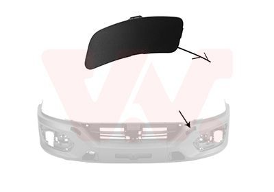 VAN WEZEL Cover, bumper Article number: 2818487 cheaply