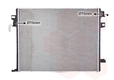VAN WEZEL Intercooler Article number: 59014708 cheaply