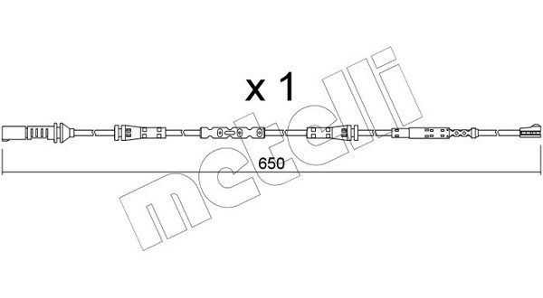 METELLI Brake pad wear sensor Article number: SU.408 cheaply