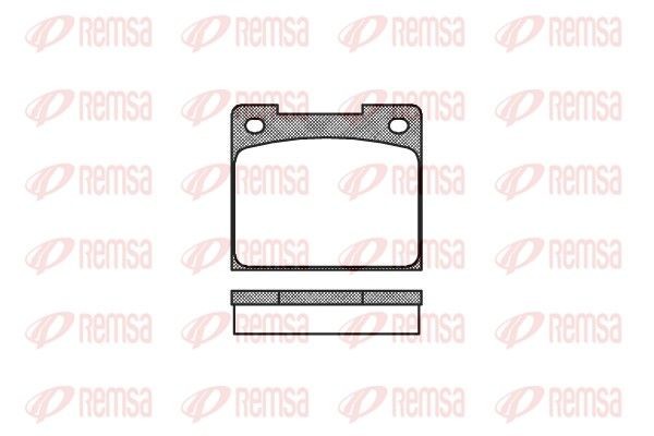 REMSA Brake pad set Article number: 0039.00 cheaply