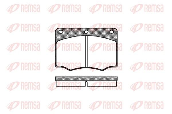 REMSA Kit pastiglie freni Numero articolo: 0064.00 poco costoso