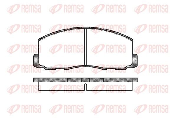REMSA Brake pad set Article number: 0188.00 cheaply