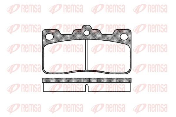 REMSA Brake pad set Article number: 0326.00 cheaply
