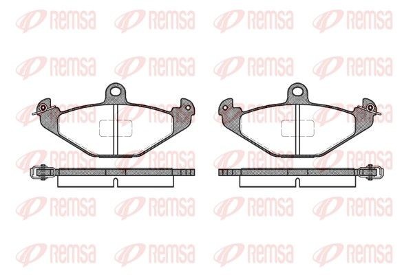 REMSA Brake pad set Article number: 0345.10 cheaply