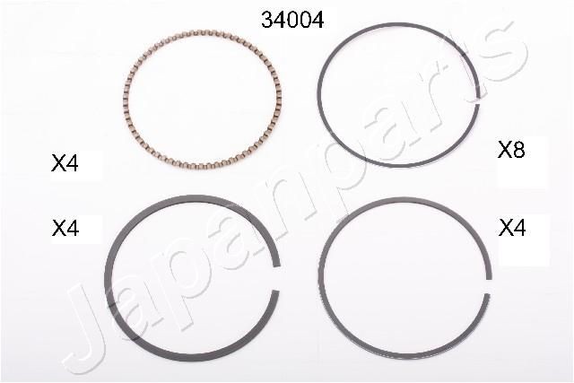 JAPANPARTS Stempelring Varenummer: RS34004 billige