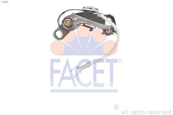 FACET 1.7271 Platinsæt, strømfordeler 4 1.0 34 HK Benzin 1993