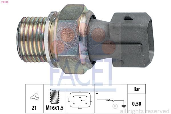 FACET Oil Pressure Switch Article number: 7.0116 cheaply