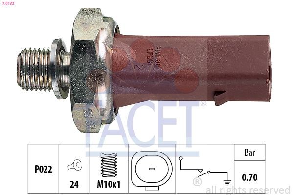 FACET Oil Pressure Switch Article number: 7.0132 cheaply
