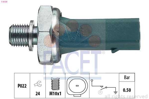 FACET Oil Pressure Switch Article number: 7.0139 cheaply