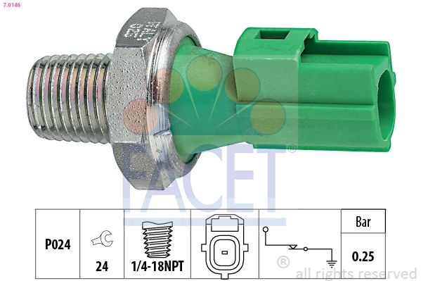 FACET Oil Pressure Switch Article number: 7.0146 cheaply