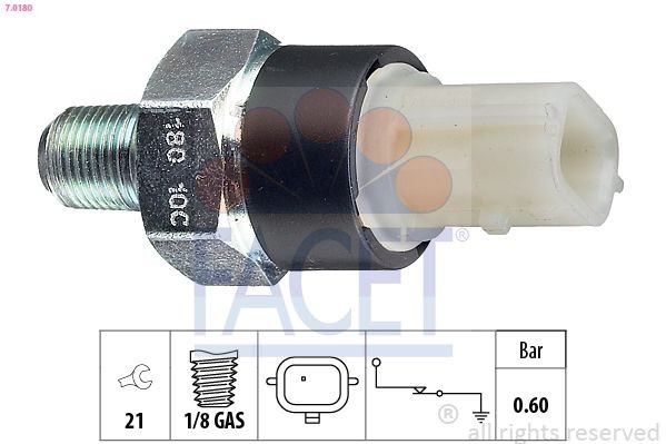 FACET Oil Pressure Switch Article number: 7.0180 cheaply