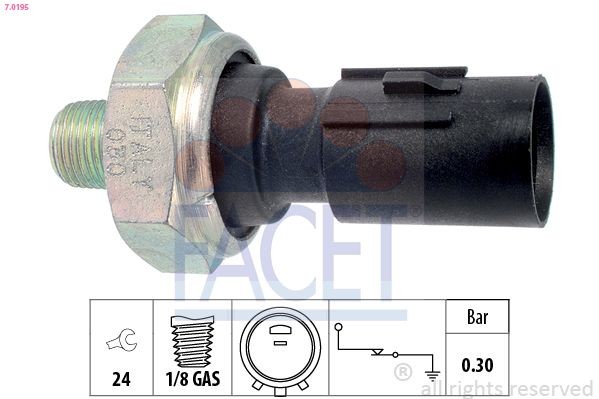 FACET Oil Pressure Switch Article number: 7.0195 cheaply