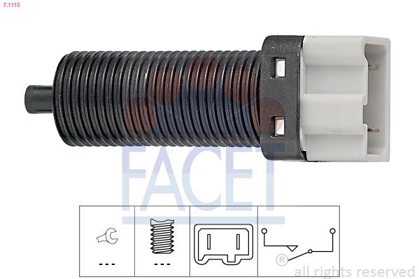 FACET Switch, clutch control (cruise control) Article number: 7.1115 cheaply