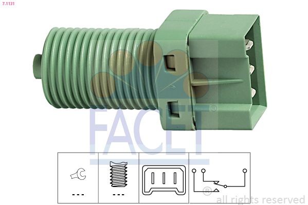 FACET Brake Light Switch Article number: 7.1131 cheaply