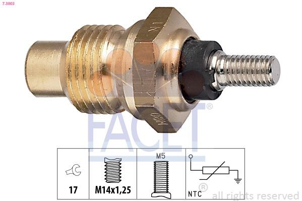 FACET Sensor, coolant temperature Article number: 7.3003 cheaply