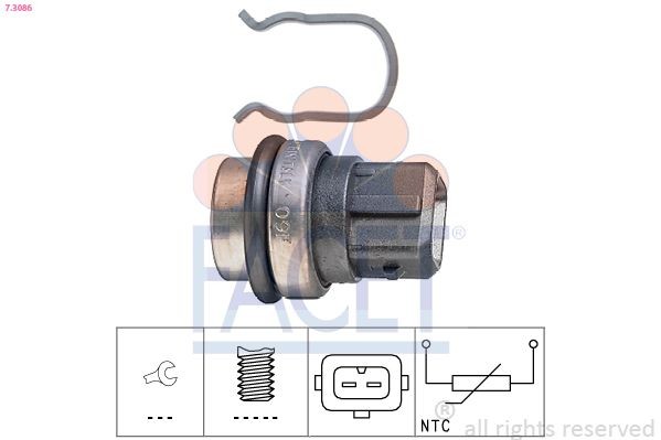 FACET Sensor, coolant temperature Article number: 7.3086 cheaply