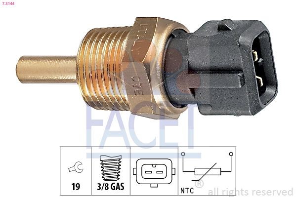 FACET Oil temperature sensor Article number: 7.3144 cheaply