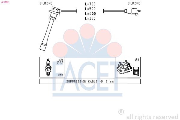 FACET Sensor, coolant temperature Article number: 7.3170 cheaply